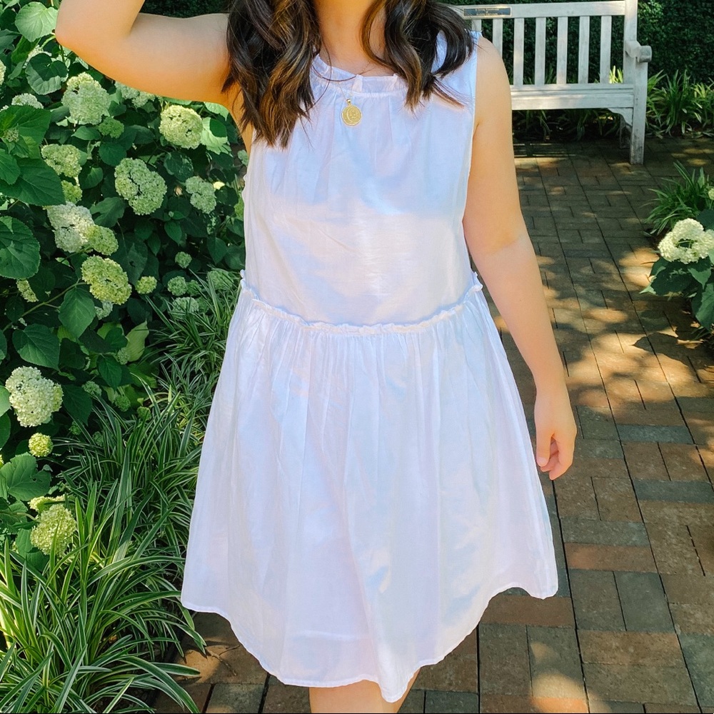 White tank dress